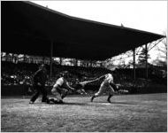 Baseball action, Atlanta Crackers versus Cincinnati Reds