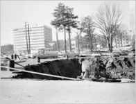 Lenox Towers foundation construction (Peachtree Road, NW)