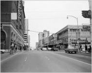 Peachtree Street NE, looking north at Ellis Street