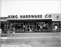King Hardware Store, 1956