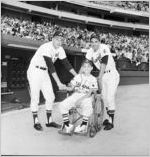 Atlanta Braves and Muscular Dystrophy Association of America group (Phil Niekro, Clete Boyer)