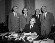 International Chemical Workers Union leaders, 1960