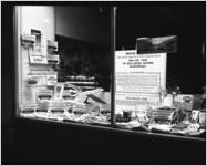 Miller Book Store display window, 1960