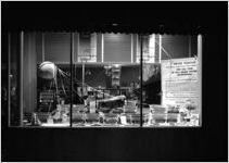 Miller Book Store display window, 1960