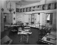 Empty store available for lease in the Forsyth Building, 1960
