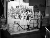 Haverty's Furniture pirate themed display, 1961