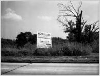 Vacant lot for sale, 1962