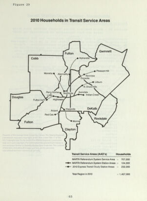2010 Households in Transit Service Area: Figure 29