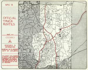 NPU-B Official Truck Routes: Map 9.1