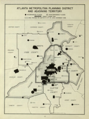 Atlanta Metropolitan District and adjoining Territory: 1950