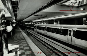 The Decatur MARTA station, April 23, 1979