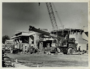 MARTA construction at the West End station, December 11, 1980