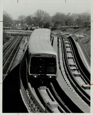MARTA passenger train, March 14, 1980