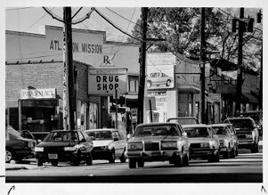 East Atlanta businesses along Flat Shoals Road, undated