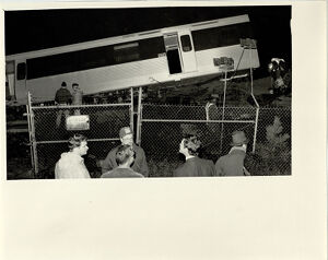 MARTA Rail Car Jumps Tracks, December 3, 1984