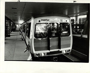 Avondale Train In Station, August 21, 1986