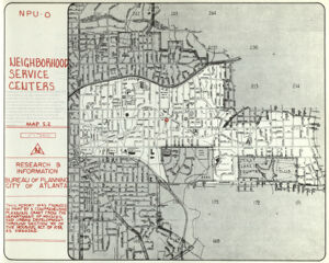 NPU-O Neighborhood Service Centers: Map 5.2