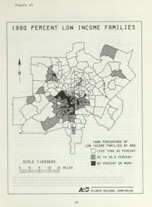 1990 Percent Low Income Families: Figure 15