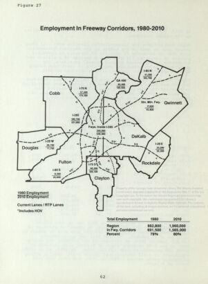 Employment in Freeway Corridors, 1980-2010: Figure 27