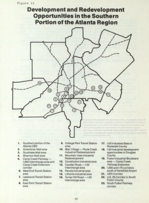 Development and Redevelopment Opportunities in the Southern Portion of the Atlanta Region: Figure 12