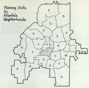 Planning Units for Atlanta's Neighborhoods