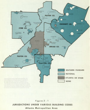 Jurisdictions Under Various Building Codes