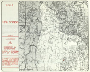 City of Atlanta, NPU I: Fire Stations