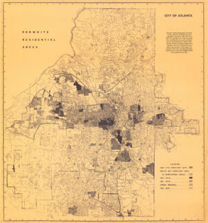 City of Atlanta: Nonwhite Residential Areas