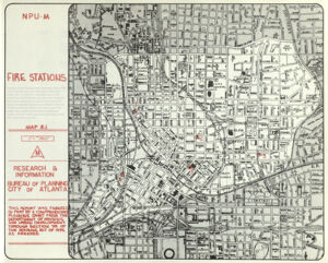City of Atlanta, NPU M: Fire Stations