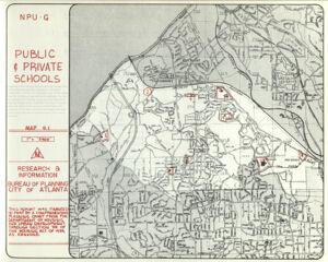 City of Atlanta, NPU G: Public and Private Schools