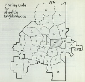 Planning Units for Atlanta's Neighboorhoods: 1976