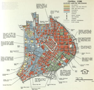 Central Core: Existing Land Use and Zoning