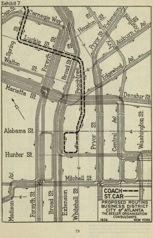 Proposed Routing Business District City of Atlanta: Exhibit 7