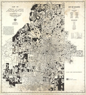 Map of Atlanta: Land for Development