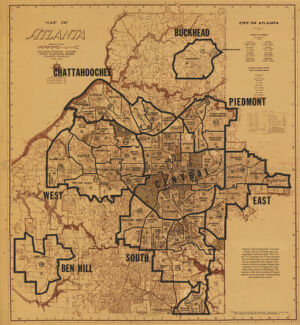 Map of Atlanta