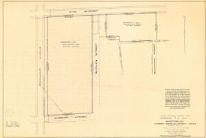 Auditorium Urban Redevelopment Area: Land Disposal Survey Plat Map