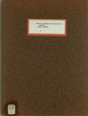 Annual Report, Atlanta Housing Authority: 1976-1977