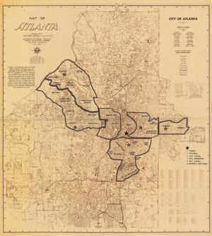 Map of Atlanta