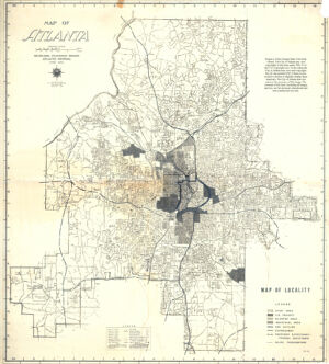 Map of Atlanta: Map of Locality