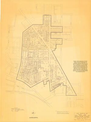 Georgia Tech Urban Redevelopment Area GA. R-85; Maps Accompanying Final Project Report: Part 1 of Application For Loan and Grant; Land Acquisition Map