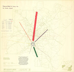 Employment Data Per County for the Atlanta Airport