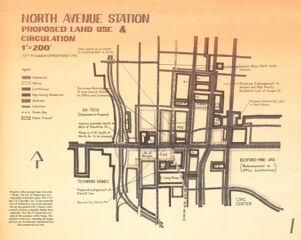 North Avenue Station: Proposed Land Use and Circulation