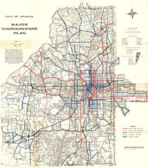 City of Atlanta Major Thoroughfare Plan