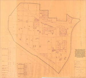 West End Urban Renewal Area: Property Disposal Map