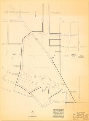 Georgia Tech Urban Redevelopment Area GA. R-85; Maps Accompanying Final Project Report: Part 1 of Application For Loan and Grant; Gas Distribution