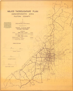 Major Thoroughfare Plan: Unincorporated Area Fulton County