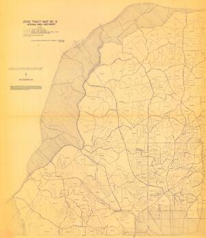 Zone Tract Map No. 6; Internal Area, Northwest