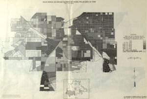 Atlanta, GA 1940 Major Repairs and Bathing Equipment, By Blocks (Part 3)