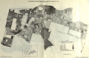 Atlanta, GA 1940 Major Repairs and Bathing Equipment, By Blocks (Part 4)
