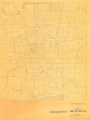 Zone Tract Map No. 2; Internal Area, Central Atlanta